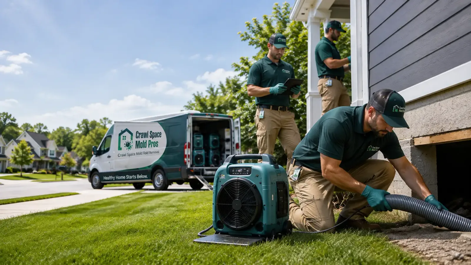 Crawl Space Mold Removal in Disney, OK